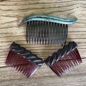 Hair Combs -Set of Three